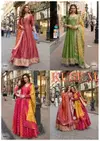 Kusum By Sayuri Viscose Jacquard Silk Online Gown With Dupatta Wholesale

